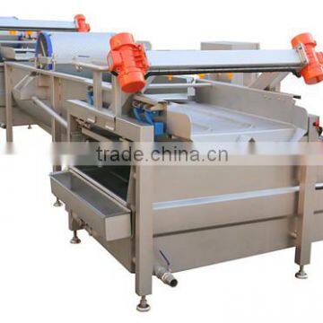 Automatic Vegetable Washing Machine with Vibration Outfeed