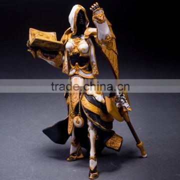 3D USA movies game World of Warcraft human Priest figurine series Alliance OEM&ODM Custome 1/6 pvc Figures toys manufacture