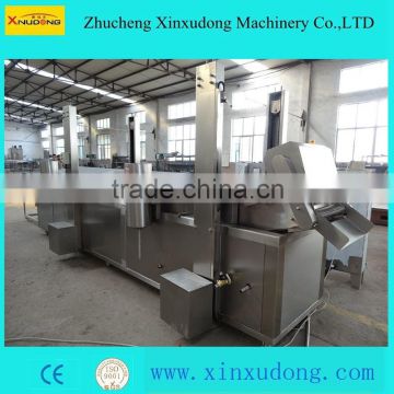 gas continuous frying machine