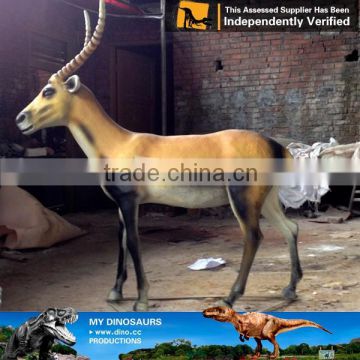 My-dino life size simulated animals goat statue for amusement park