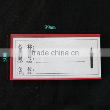 plastic card holder for hang to showing