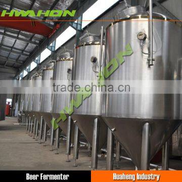 15bbl beer fermentor; top manway, all 304 stainless steel material and components