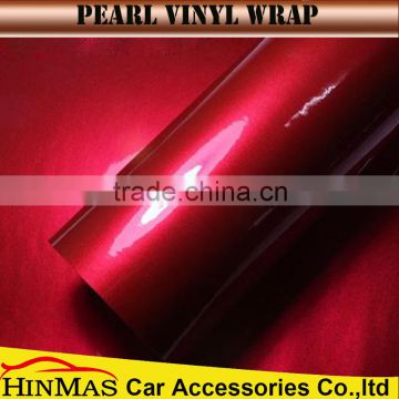 2016 New Arrival Blue Candy Color Car vinyl Wrap with 1.52*20m Glossy