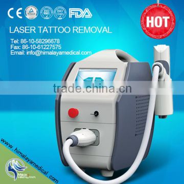 2016 Tattoo eye line and fine wrinkles removal of nd yag laser machine