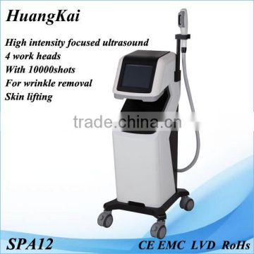 2016 new arrival high intensity focused ultrasound anti-aging skin tightening face lift machine