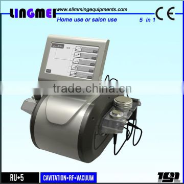 500W 5 In1 Home Ultrasound Fat Removal 10MHz Vacuum Ultrasonic Cavitation Vela Shape Machine