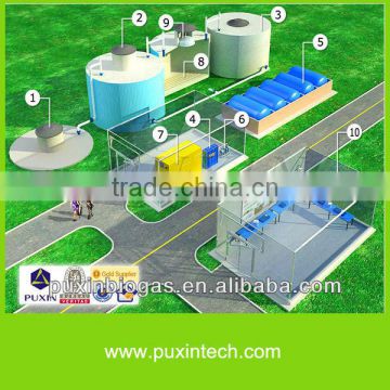 PUXIIN medium and large size anaerobic bioreactor,medium and large size biogas system