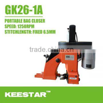 GK26-1A single needle single thread portable bag closing machine