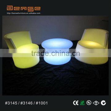 LED leisure garden chair set