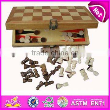 intelligent wooden board chess,top popular wooden chess borad,brain training wooden board chess WJ277104