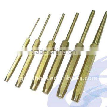 6PC Brass Steel Hand Center Hole Punch Tools Set
