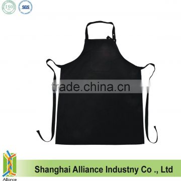 Black bib apron with Adjustable Neck and Long Ties(TM-AP-06)