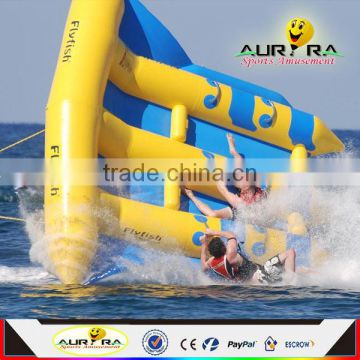 Water Sports Game, buy Inflatable flying fish water towable tubes