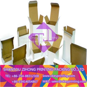 printing white shipping carton
