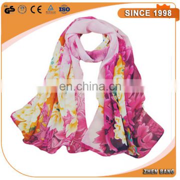 Fashion customized elegant spring wool/acrylic/silk/cotton lady scarfs