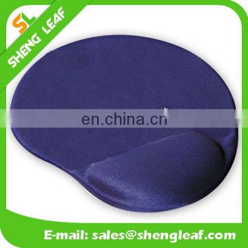 Blue gel mouse pad with wrist rest support