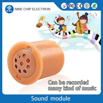 Toy sound recording module plastic music box voice speaker
