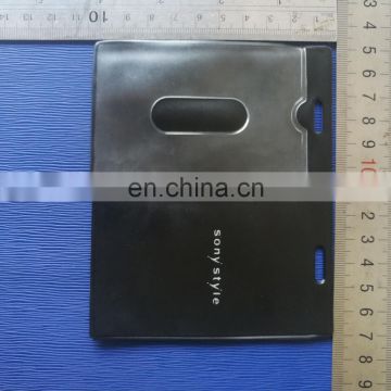 Customized soft pvc bus card protect cover with slot