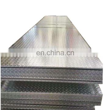 Hot sale 1.8-6mm checkered hot rolled carbon steel plates HQ235B