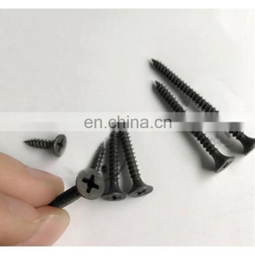 black phosphated bugle head self tapping drywall screw for wood and gypsum board drywall screw