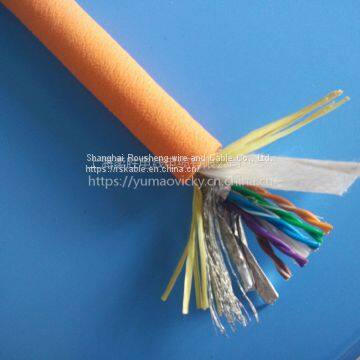 Cable Anti-seawate & Acid-base Rov Tether Cable Sheath Orange / Blue