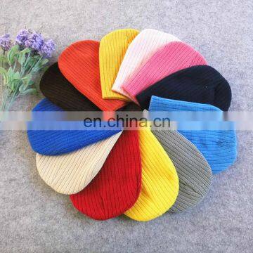 Baby Boy Knitted Caps Girl Spring Autumn warm Cute Hats Solid color 12 colors