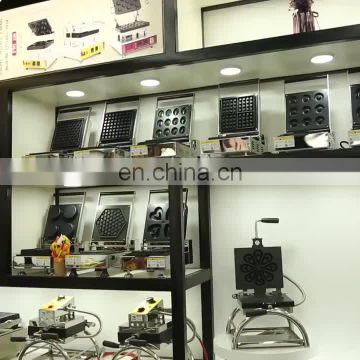 snack food mini waffle maker and rotate small fish waffle machine with 6 fish