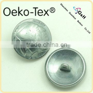 metal button for coats