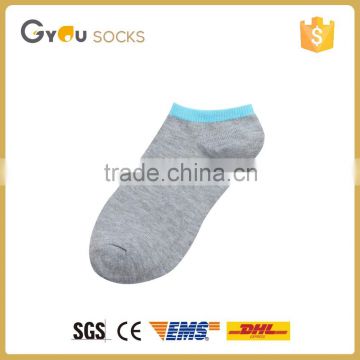 Bulk teenage knitted machine cotton casual boot invisible ankle socks