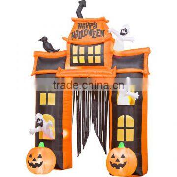 Happy wedding arch inflatable Christmas arches, inflatable pumpkin archway