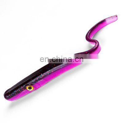 Top quality 12.5cm/18cm T-tailed soft fishing lure saltwater fishing freshwater fishing