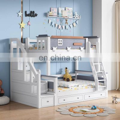 Lowest Price Kids Bedroom Furniture Solid Wood Cartoon Bed Children Bunk Bed for Kids