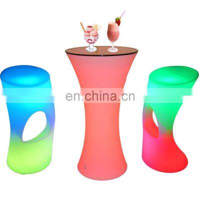 new designs recharge bar furniture tables and chairs for events illuminated led cocktail table