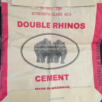construction material industry cement putty package pp woven bag for sack 5kg 10kg 25kg 50kg