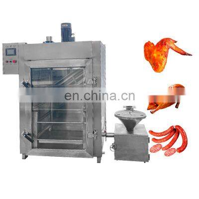 Hot Sales China Supplier 50kg 100kg 150kg 250kg Automatic Meat Smoking House Machine Smoker Oven for Sausage/Ham/Fish