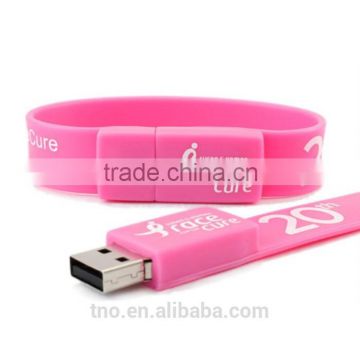Silicone wristband usb stick 1gb 2gb 4gb usb flash drive wholesale alibaba