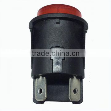 1A 250V Red Mini Round Switch