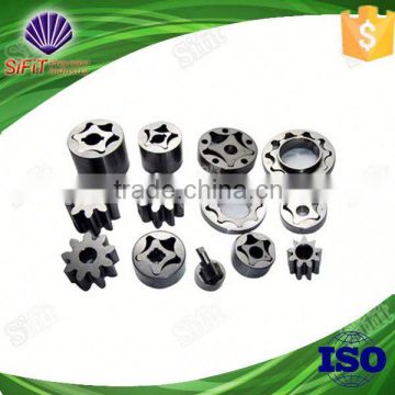 Titanium, aluminium, tungsten parts made by machining or casting