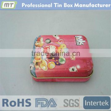 two piece colorful candy tin box / wedding candy box , candy box