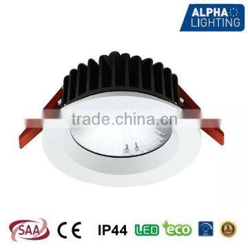 IP44 fixed dimmable anti-glare deep 13W cob led downlight