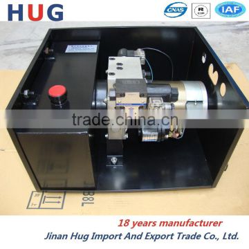 High quality automobile tail plate 24 v hydraulic power unit