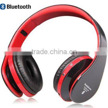 Super bass bluetooth headset headphone for xiaomi mi3 iphone with TF card slot and FM