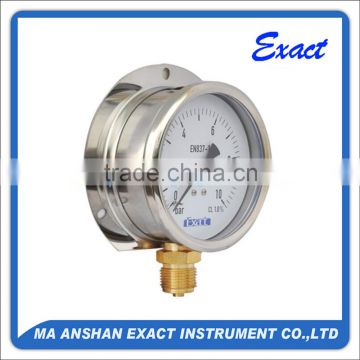 Exact Stainless Steel Housing High Quality Pressure Gauge With Flange