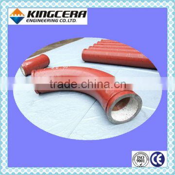 Kingcera abrasion resistant concrete pump straight pipe