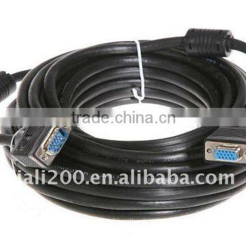 65ft/20m Super Scan HD15P SVGA/VGA Cable Male/Female with 2 ferrites