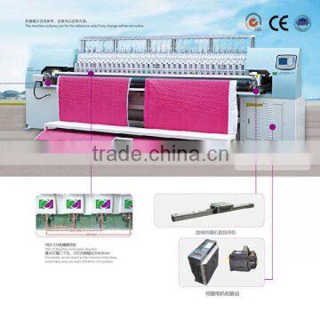 High speed flat embroidery machine