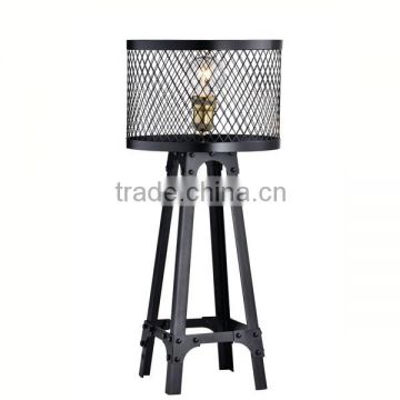 New hot matte-black table lamp & floor lamp with 4 brackets T2011CL