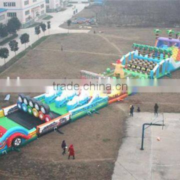 68m Long Inflatable Obstacle Course for Adults