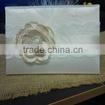 2015 latest luxury silk box wedding invitations wholesale