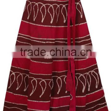 Designer Women Cotton Wraparound Skirts